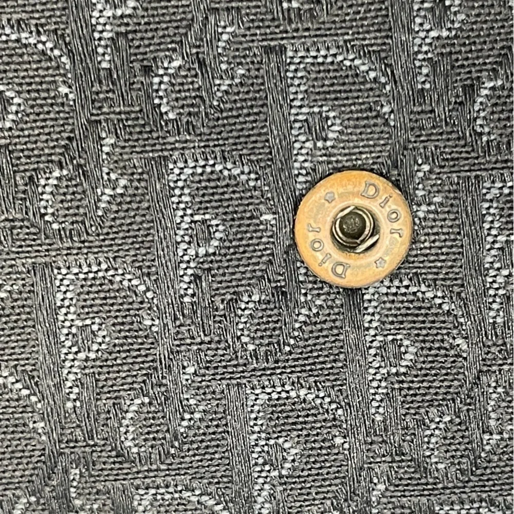 Dior Vintage Monogram Galliano Riveted Double-Sided Long Wallet